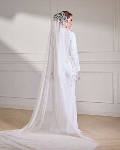 LUNEA VEIL (OFF WHITE)