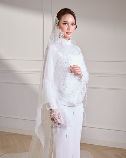 LUNEA VEIL (OFF WHITE)