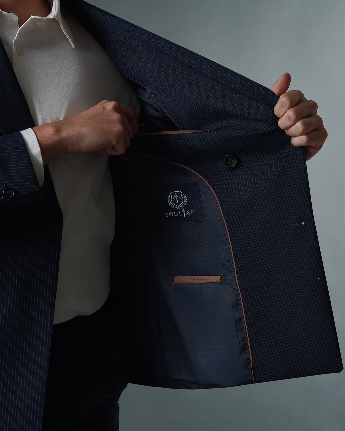 THE KINGSLEY DOUBLE BREASTED SUIT (NAVY BLUE)