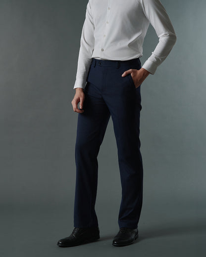 THE KINGSLEY DOUBLE BREASTED SUIT (NAVY BLUE)