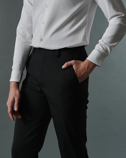 THE KINGSLEY DOUBLE BREASTED SUIT (BLACK)