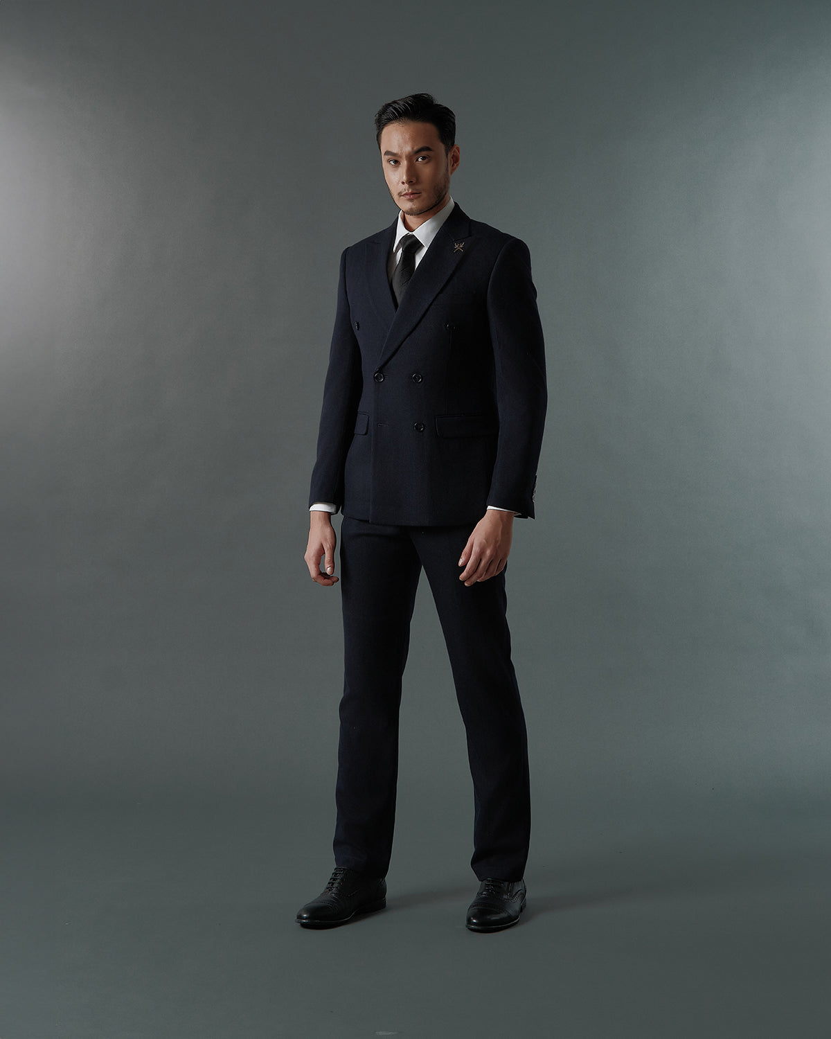 THE REGENT DOUBLE BREASTED SUIT (DARK BLUE)