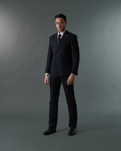 THE REGENT DOUBLE BREASTED SUIT (DARK BLUE)
