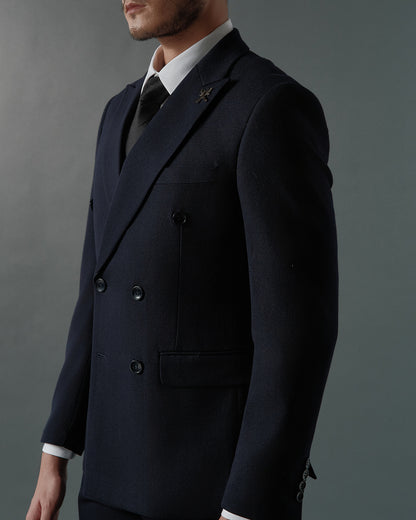 THE REGENT DOUBLE BREASTED SUIT (DARK BLUE)