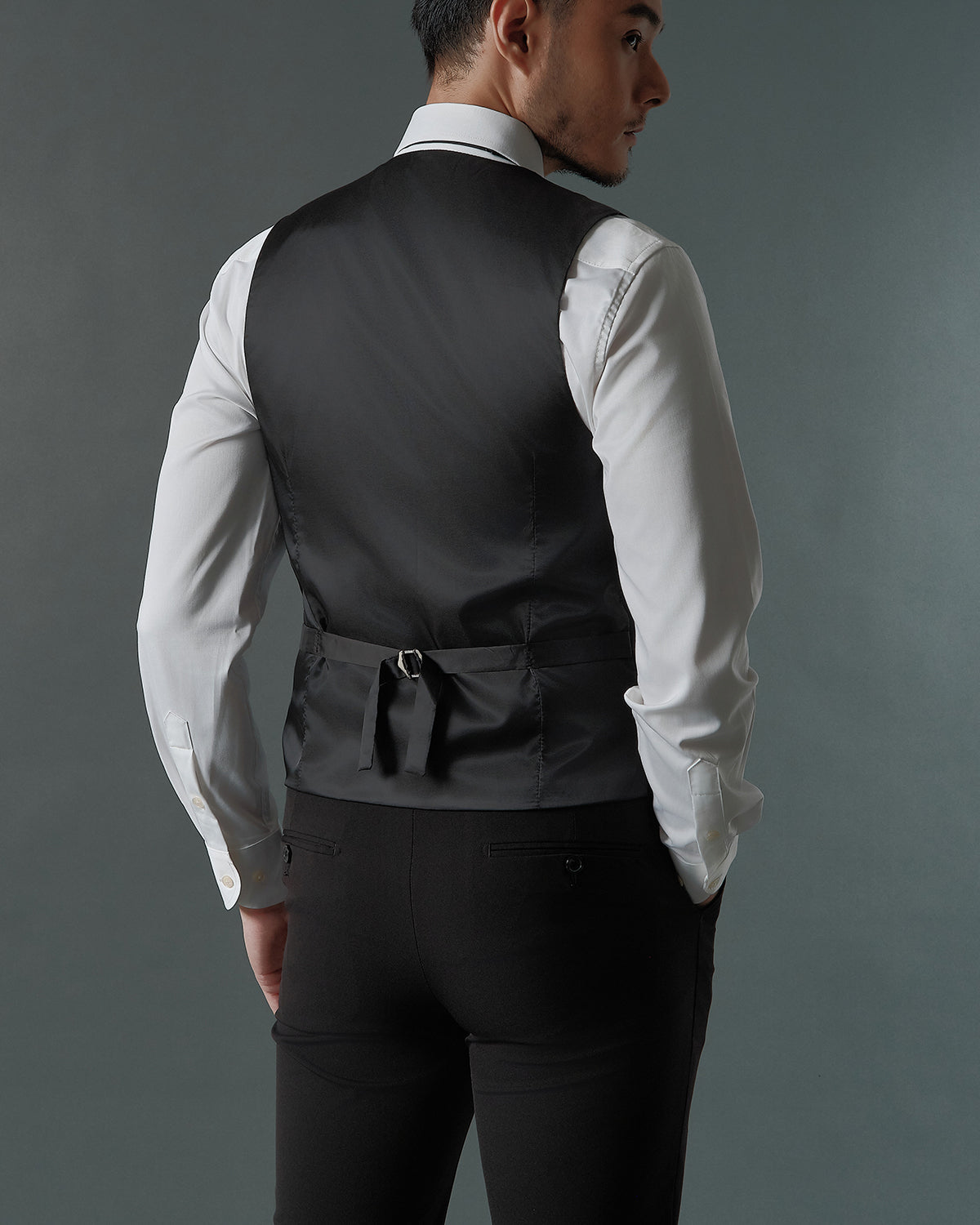 THE MONROE SINGLE BREASTED SUIT (BLACK)