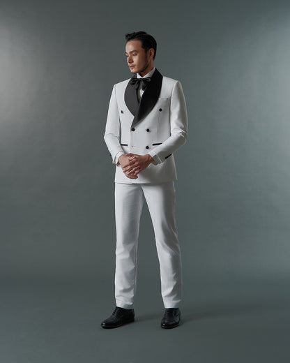 THE ASTOR DOUBLE BREASTED SUIT (OFF WHITE)