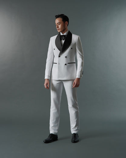 THE ASTOR DOUBLE BREASTED SUIT (OFF WHITE)