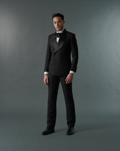THE ASTOR DOUBLE BREASTED SUIT (BLACK)