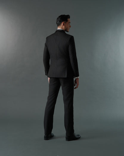 THE ASTOR DOUBLE BREASTED SUIT (BLACK)