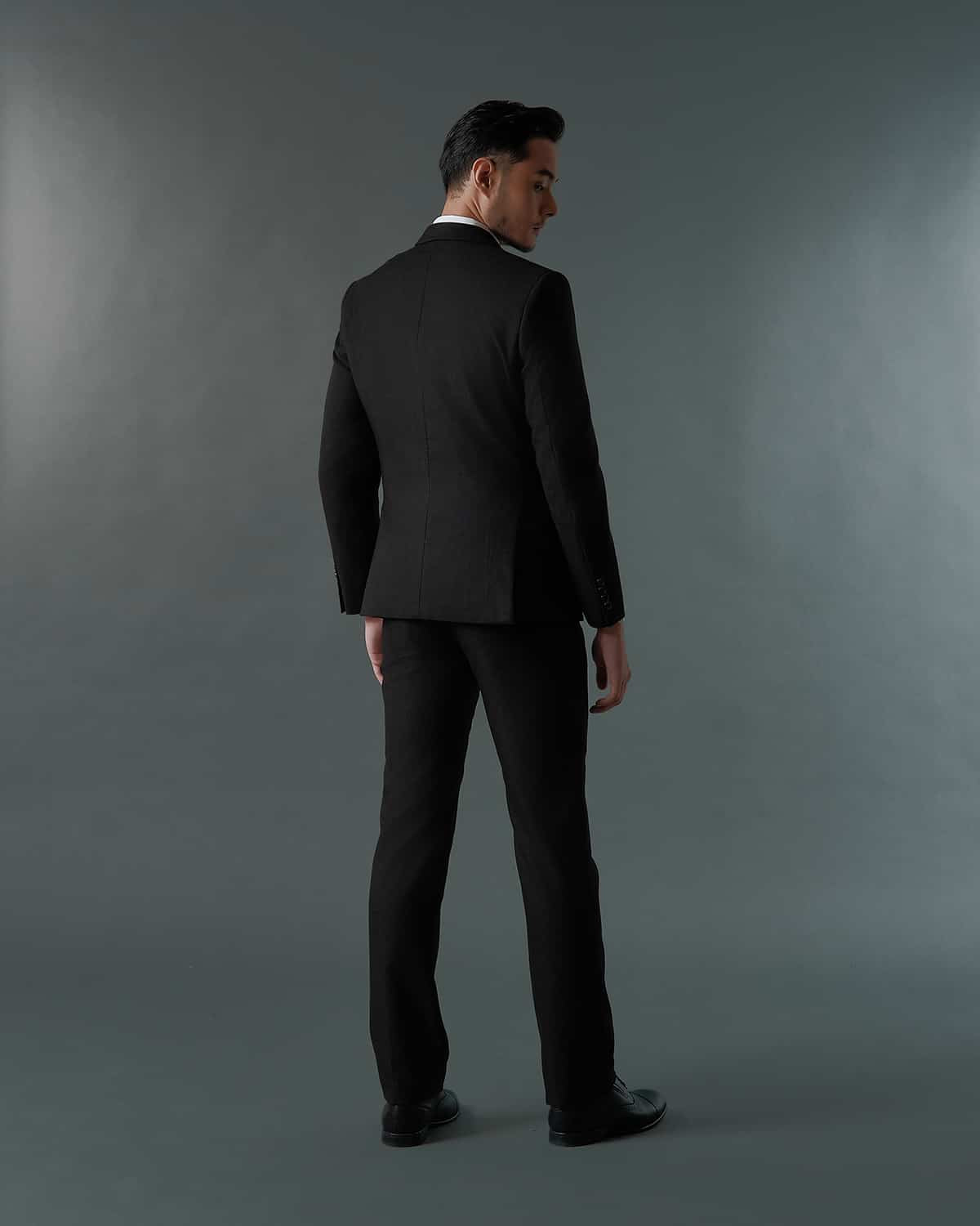 THE ARTHUR SINGLE BREASTED SUIT (BLACK)