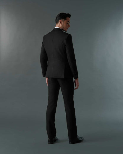 THE ARTHUR SINGLE BREASTED SUIT (BLACK)
