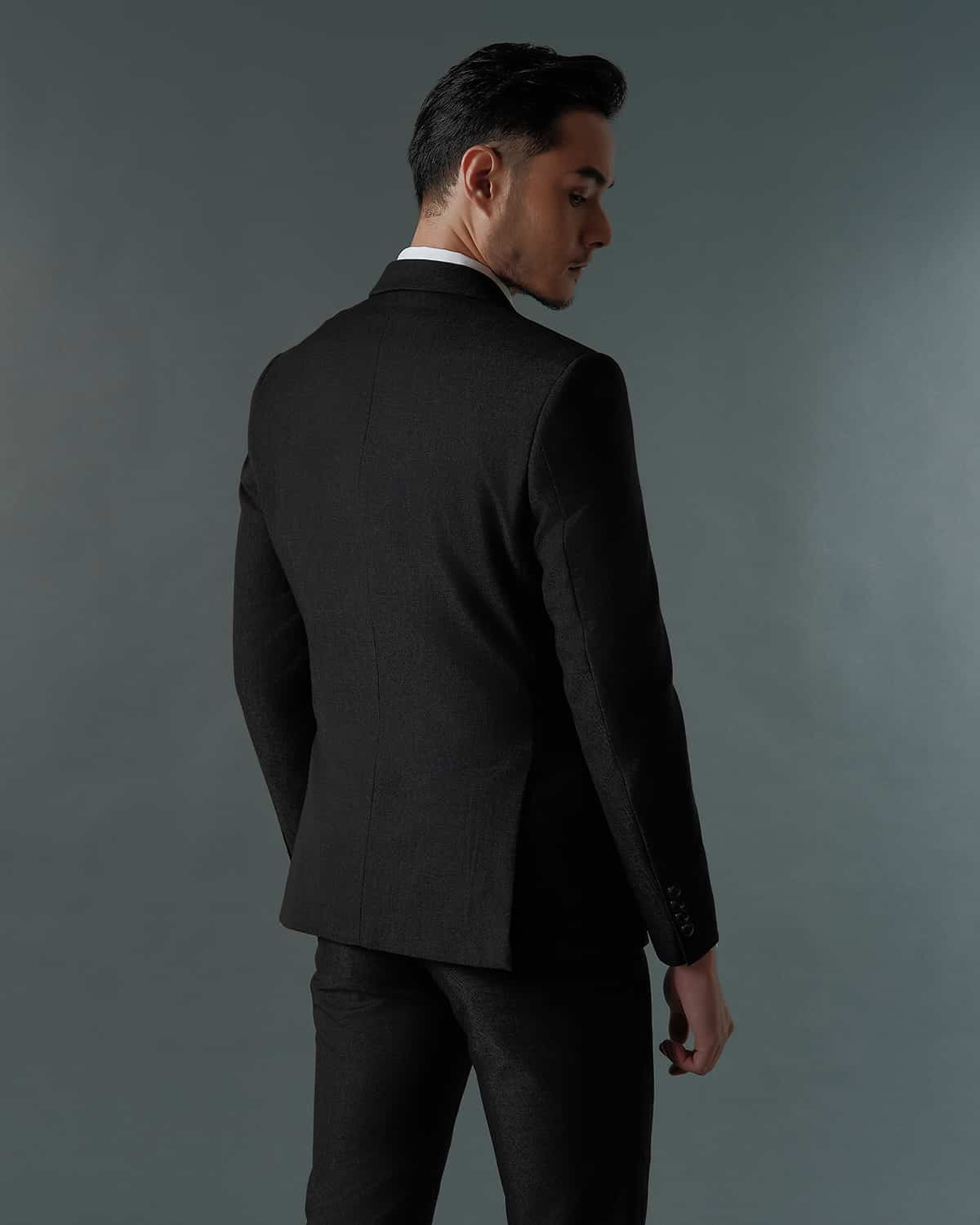 THE ARTHUR SINGLE BREASTED SUIT (BLACK)