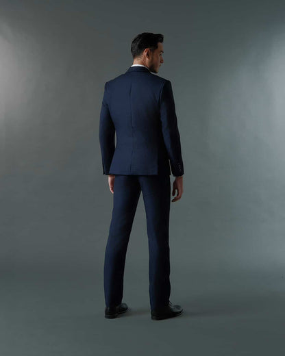 THE ARTHUR SINGLE BREASTED SUIT (NAVY BLUE)