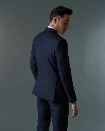 THE ARTHUR SINGLE BREASTED SUIT (NAVY BLUE)