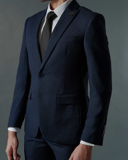 THE ARTHUR SINGLE BREASTED SUIT (NAVY BLUE)
