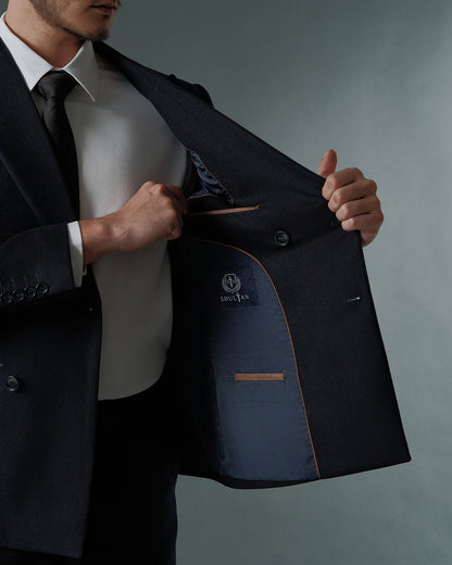 THE REGENT DOUBLE BREASTED SUIT (DARK BLUE)