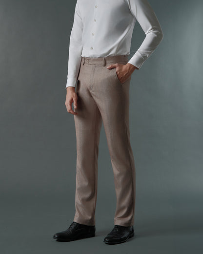 THE ALDEN SINGLE BREASTED SUIT (ALMOND BEIGE)