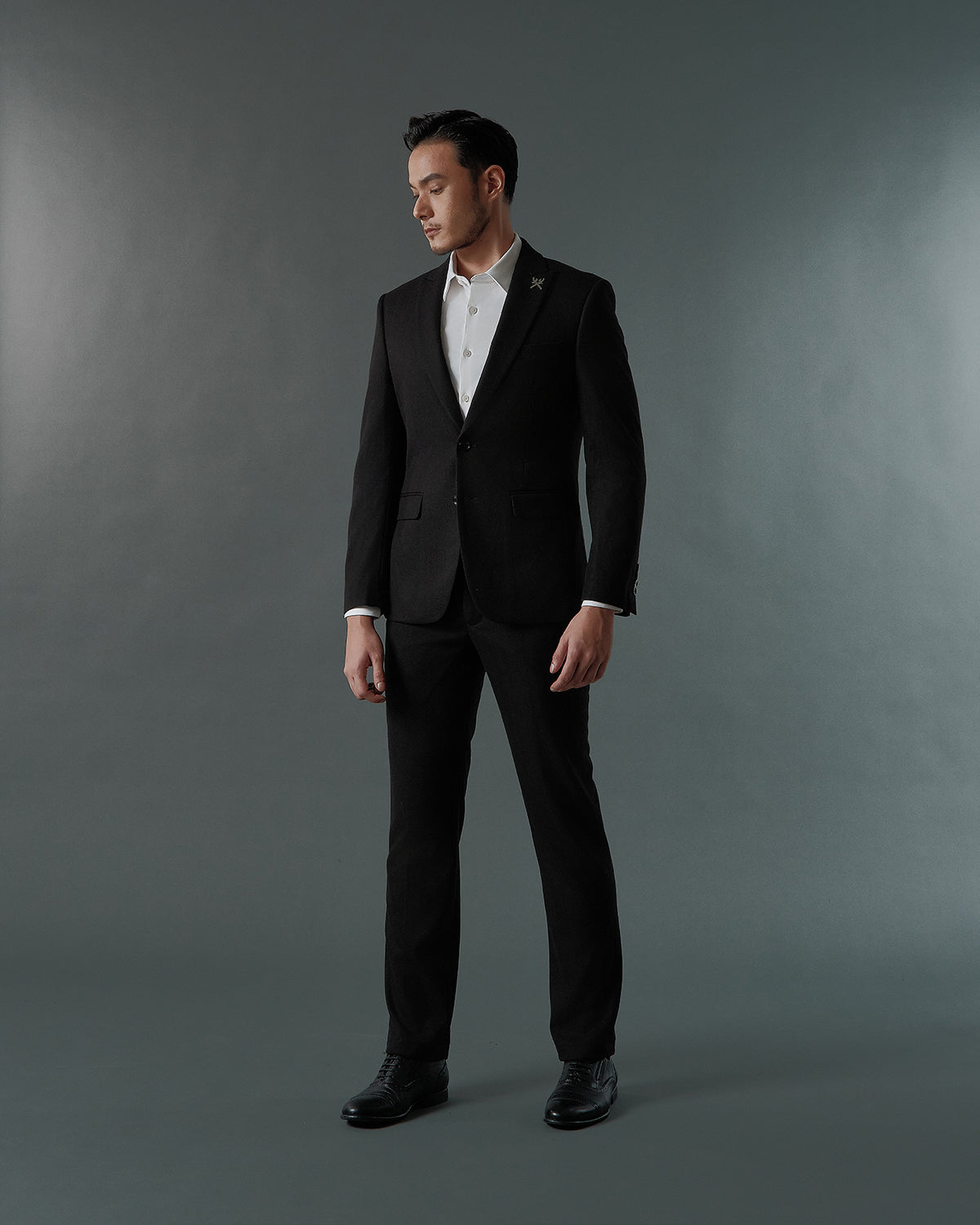 THE ALDEN SINGLE BREASTED SUIT (BLACK)