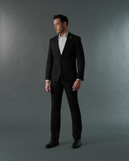 THE ALDEN SINGLE BREASTED SUIT (BLACK)