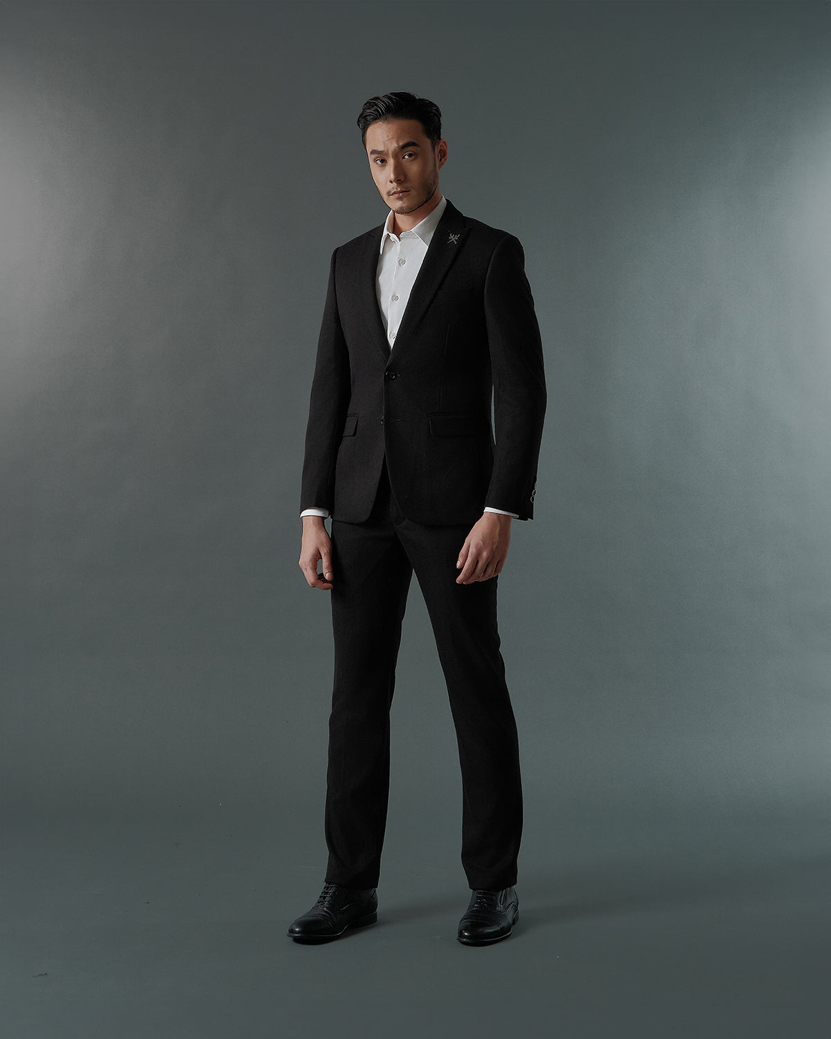 THE ALDEN SINGLE BREASTED SUIT (BLACK)