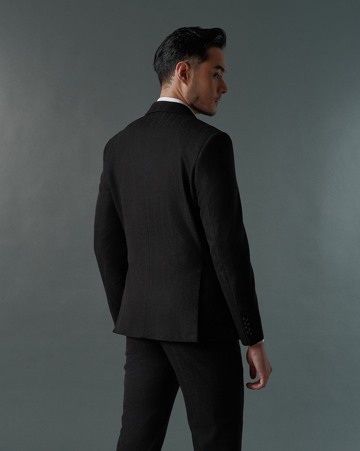THE ALDEN SINGLE BREASTED SUIT (BLACK)