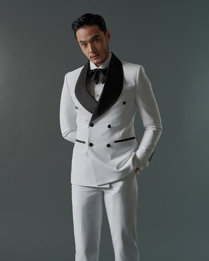 THE ASTOR DOUBLE BREASTED SUIT (OFF WHITE)