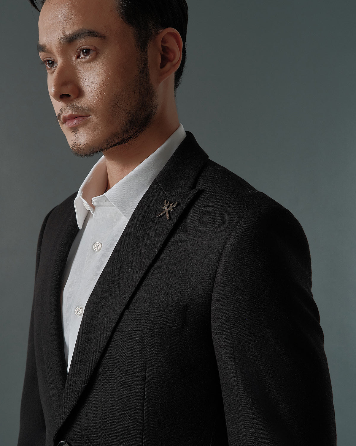 THE ALDEN SINGLE BREASTED SUIT (BLACK)