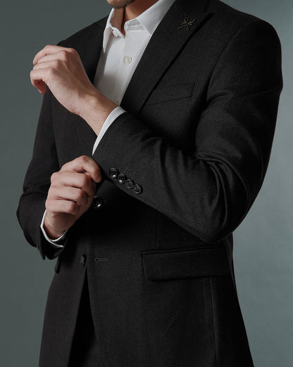 THE ALDEN SINGLE BREASTED SUIT (BLACK)