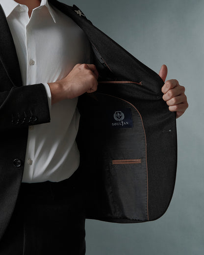 THE ALDEN SINGLE BREASTED SUIT (BLACK)