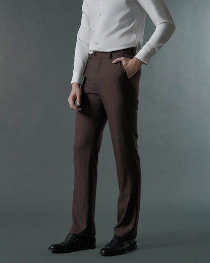 THE ALDEN SINGLE BREASTED SUIT (ASH BROWN)
