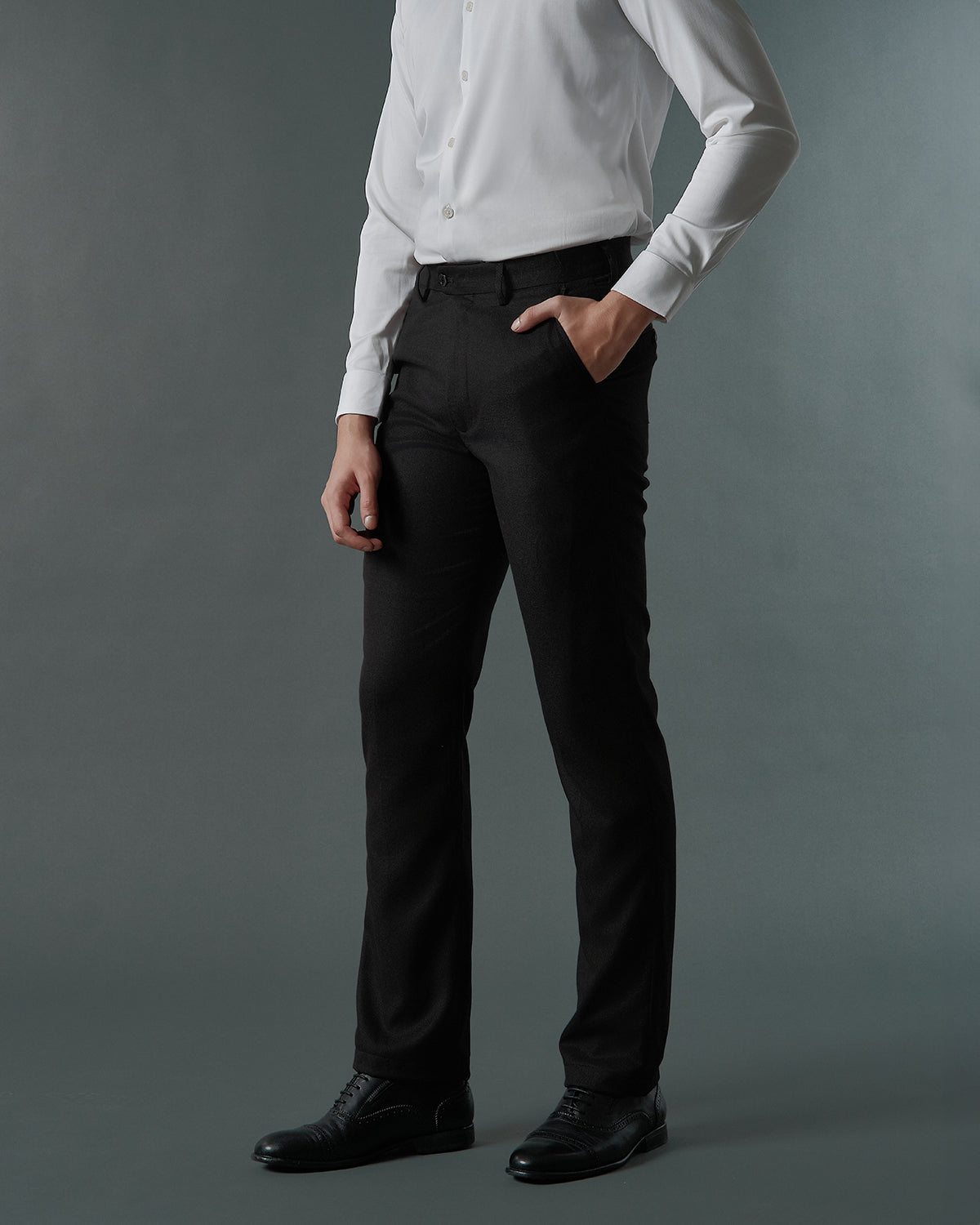 THE SAVILE SINGLE BREASTED SUIT (BLACK)