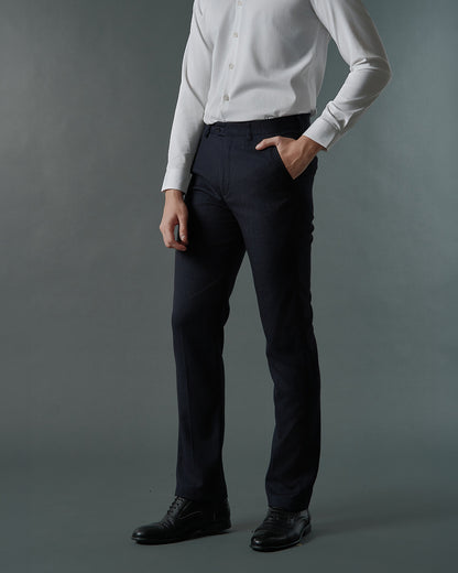 THE SAVILE SINGLE BREASTED SUIT (DARK BLUE)