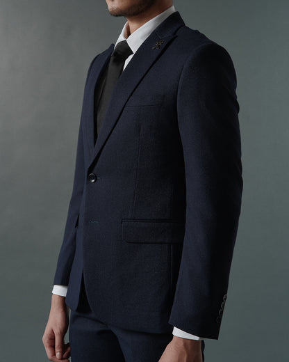 THE SAVILE SINGLE BREASTED SUIT (NAVY BLUE)