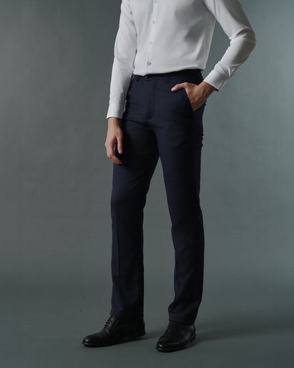 THE SAVILE SINGLE BREASTED SUIT (NAVY BLUE)