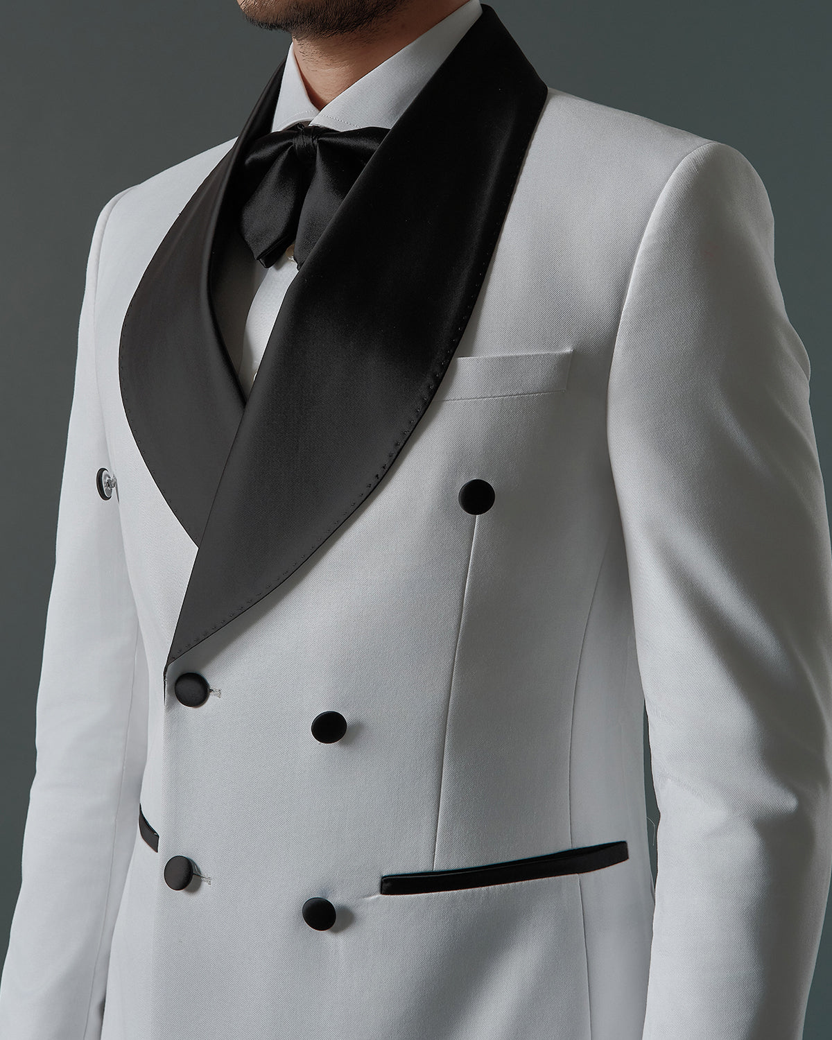 THE ASTOR DOUBLE BREASTED SUIT (OFF WHITE)