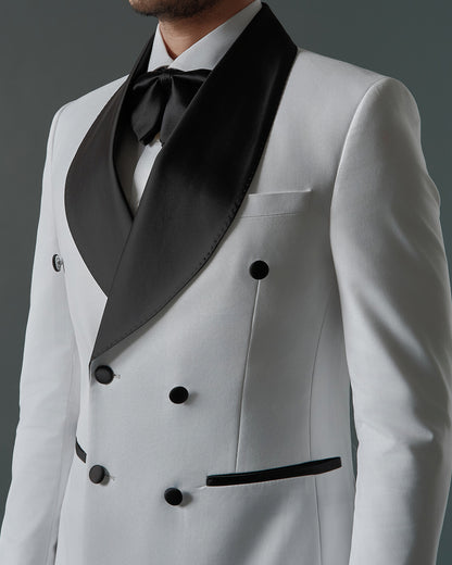 THE ASTOR DOUBLE BREASTED SUIT (OFF WHITE)