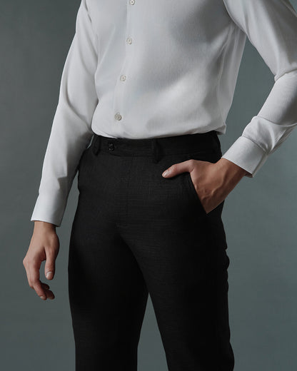 THE WINDSOR DOUBLE BREASTED SUIT (BLACK)