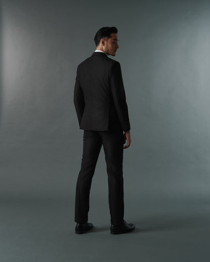 THE SINCLAIR SINGLE BREASTED SUIT (BLACK)