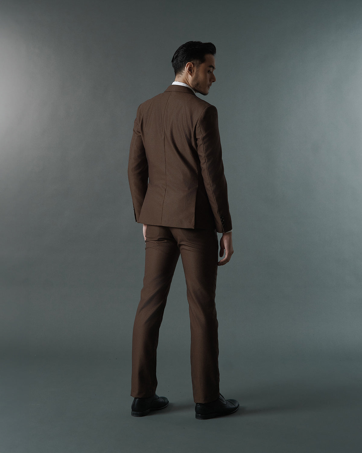 THE SINCLAIR SINGLE BREASTED SUIT (GOLDEN BROWN)