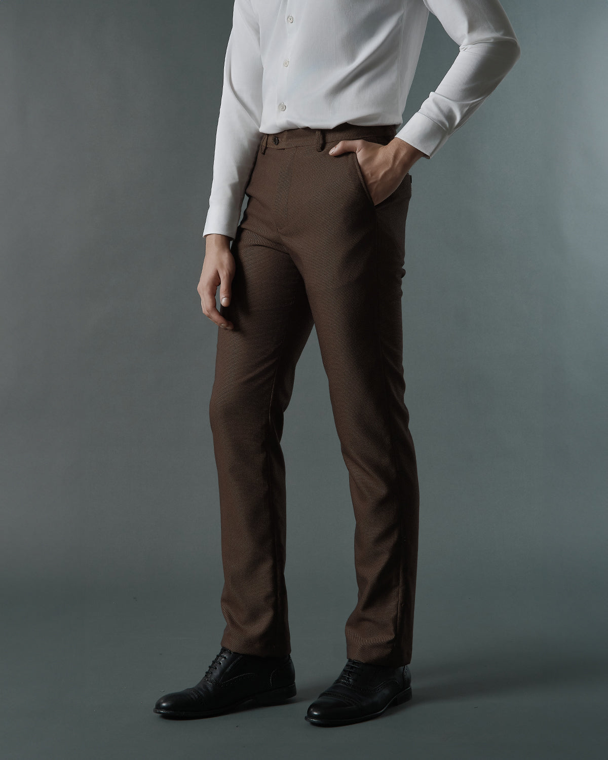 THE SINCLAIR SINGLE BREASTED SUIT (GOLDEN BROWN)