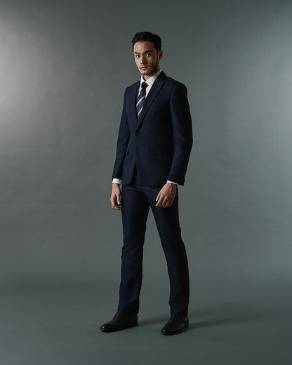 THE SINCLAIR SINGLE BREASTED SUIT (NAVY BLUE)