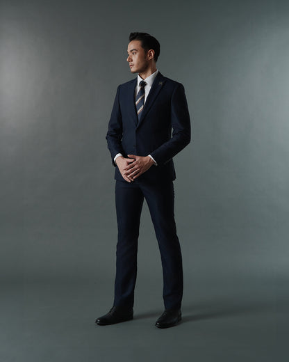 THE SINCLAIR SINGLE BREASTED SUIT (NAVY BLUE)