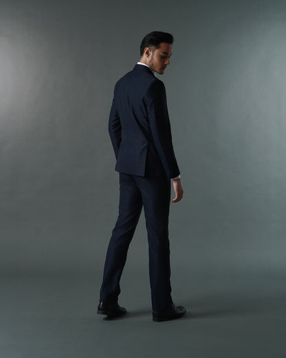 THE SINCLAIR SINGLE BREASTED SUIT (NAVY BLUE)