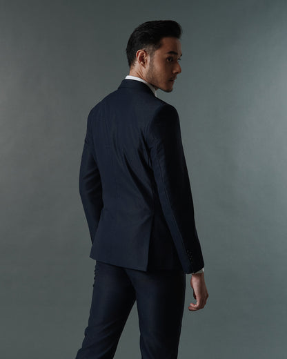 THE SINCLAIR SINGLE BREASTED SUIT (NAVY BLUE)