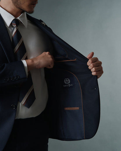 THE SINCLAIR SINGLE BREASTED SUIT (NAVY BLUE)