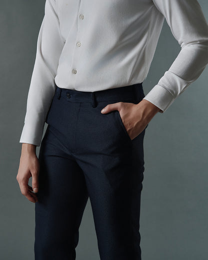 THE SINCLAIR SINGLE BREASTED SUIT (NAVY BLUE)
