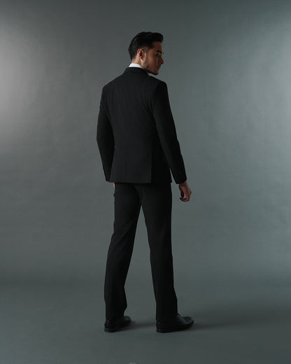 THE DOMINIC DOUBLE BREASTED SUIT (BLACK)