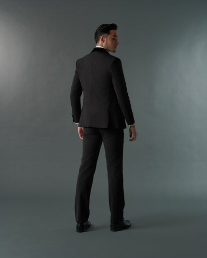 THE MONROE SINGLE BREASTED SUIT (BLACK)