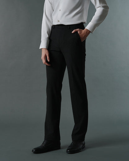 THE DOMINIC DOUBLE BREASTED SUIT (BLACK)