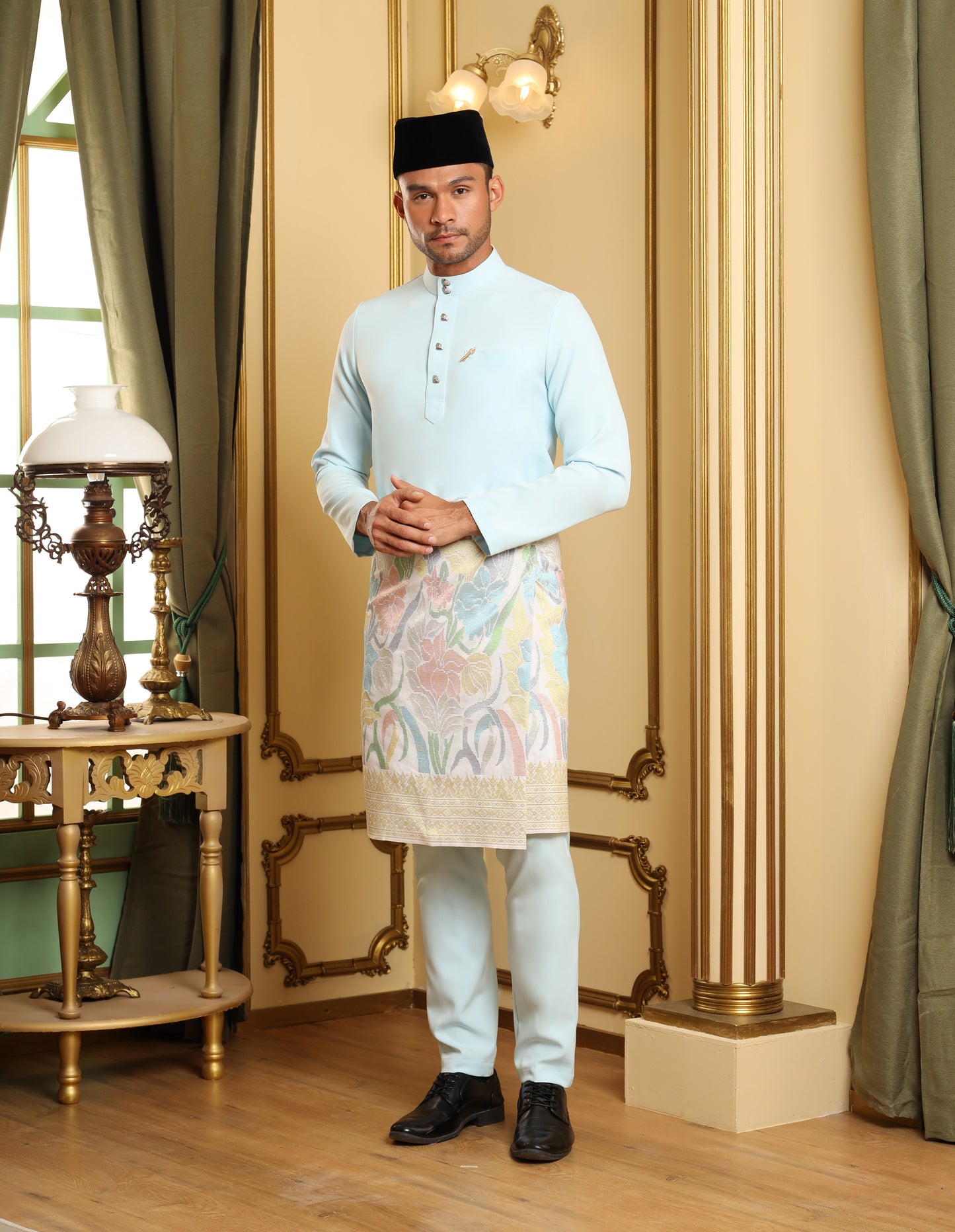 MINOR DEFECT SOULTAN BAJU MELAYU (AQUA BLUE)